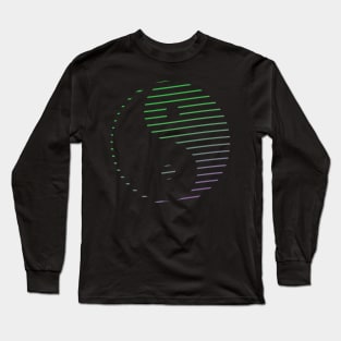 8ts 90s Ying Yang Long Sleeve T-Shirt